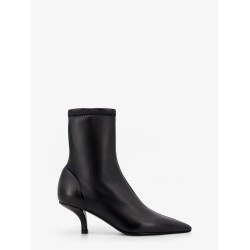Leather ankle boots