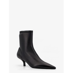Leather ankle boots