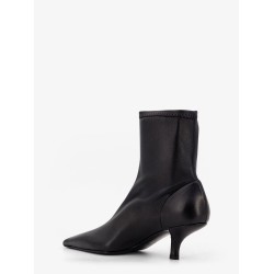 Leather ankle boots