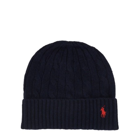 BRAIDED WOOL AND CASHMERE BEANIE