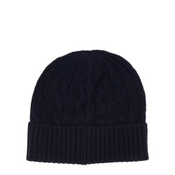 BRAIDED WOOL AND CASHMERE BEANIE