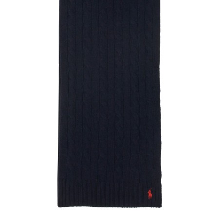BRAIDED WOOL AND CASHMERE SCARF
