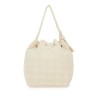OVERSIZED "T MONOGRAM" BUCKET BAG