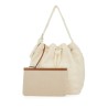 OVERSIZED "T MONOGRAM" BUCKET BAG