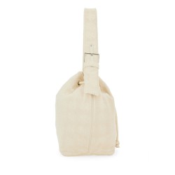 OVERSIZED "T MONOGRAM" BUCKET BAG