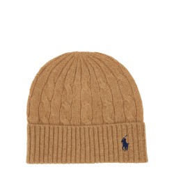 BRAIDED WOOL AND CASHMERE BEANIE