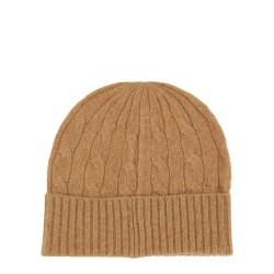 BRAIDED WOOL AND CASHMERE BEANIE