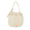 "T MONOGRAM" MINI BUCKET BAG