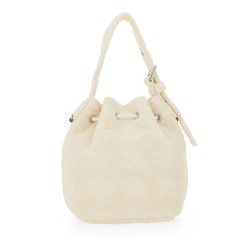 "T MONOGRAM" MINI BUCKET BAG