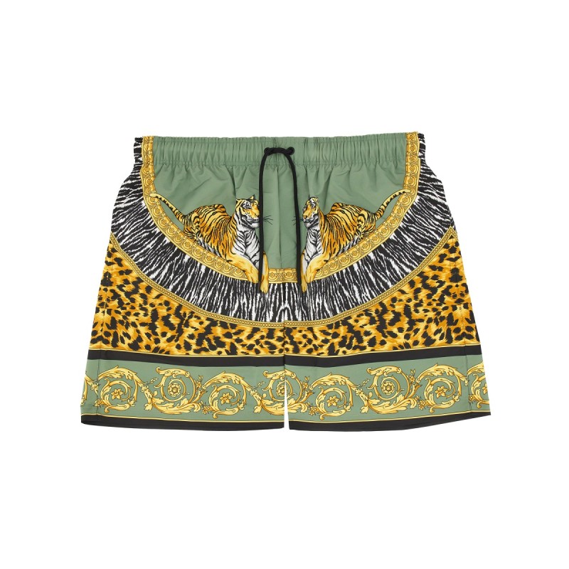 "WILD CATS" BEACH BERMUDA SHORTS