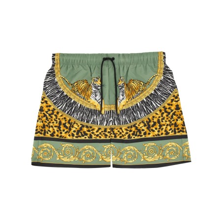 "WILD CATS" BEACH BERMUDA SHORTS