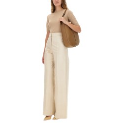 CASHMERE AND SILK KNIT T-SHIRT