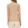 CASHMERE AND SILK KNIT T-SHIRT