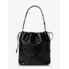 Bucket Intrecciato Biblioteca leather shoulder bag