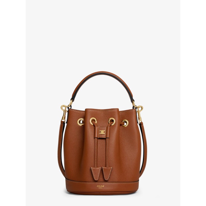 Teen Bucket Clara leather bucket bag