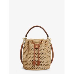 Teen Bucket Clara rafia bucket bag