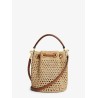 Teen Bucket Clara rafia bucket bag