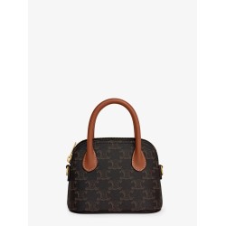 Mini Honorine Triomphe coated canvas shoulder bag
