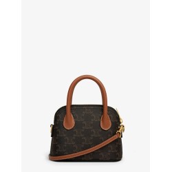 Mini Honorine Triomphe coated canvas shoulder bag