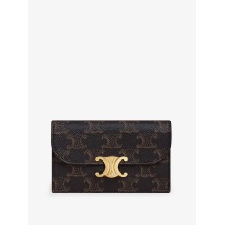 Triomphe coated canvas card holder