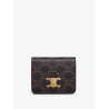 Compact Triomphe coated canvas wallet