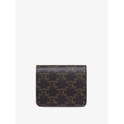 Compact Triomphe coated canvas wallet