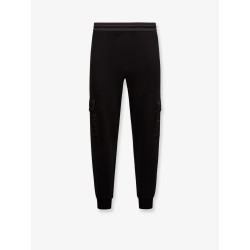 Cotton blend jogger trousers