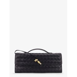 Leather Andiamo Clutch with Intrecciato motif