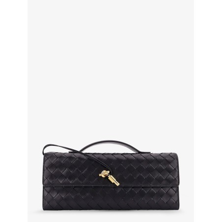 Leather Andiamo Clutch with Intrecciato motif