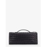 Leather Andiamo Clutch with Intrecciato motif