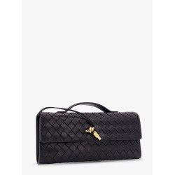 Leather Andiamo Clutch with Intrecciato motif