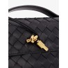 Leather Andiamo Clutch with Intrecciato motif
