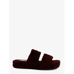 Triomphe Fur shearling Slides