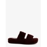 Triomphe Fur shearling Slides
