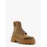 Celine Bulky canvas and leather ankle boots
