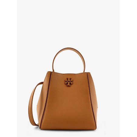Leather bucket bag