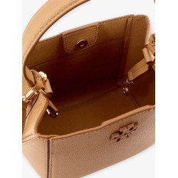 Leather bucket bag