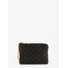 Triomphe coated canvas coin purse