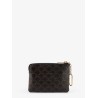 Triomphe coated canvas coin purse