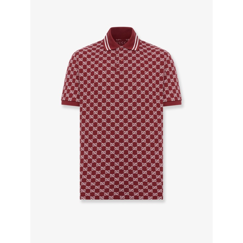 GG jacquard cotton piquet polo shirt