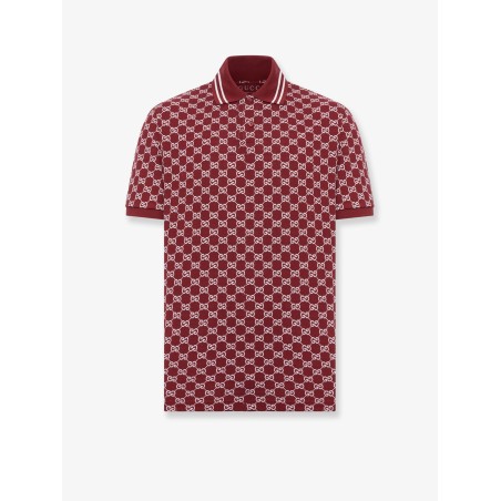GG jacquard cotton piquet polo shirt