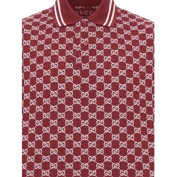 GG jacquard cotton piquet polo shirt