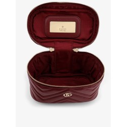 Mini Vanity GG Marmont matelassé leather shoulder bag