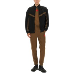 SWEATSHIRT WITH LOGO AND ZIPPER