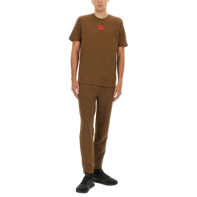 JOGGER PANTS WITH LOGO LABEL