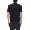 SILK AND COTTON BRAIDED POLO SHIRT