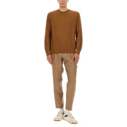 PRINCE OF WALES CHECKED SILK SWEATER