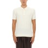 SILK AND COTTON BRAIDED POLO SHIRT