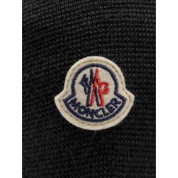 Padded down jacket with wool blend sleeves