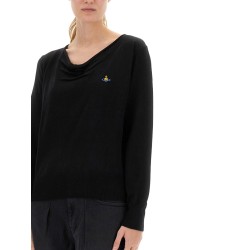 "PAMELA" JERSEY WITH LOGO